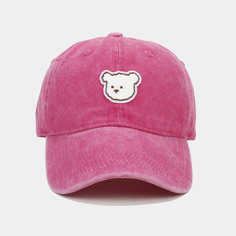 Wholesale Cotton Cute Bear Baseball Cap