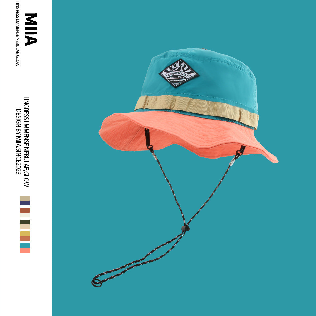 Color acrílico al por mayor Sombrero de pescador seco rápido