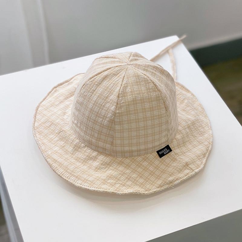 Wholesale Kids Sunshade Big Brim Wool Bucket Hat