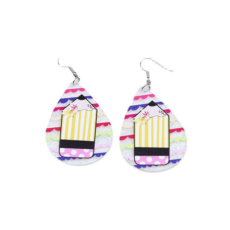 Pendientes Acrílicos Día Del Maestro al por mayor