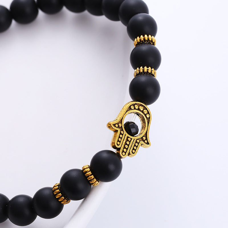 Pulsera De Cobre Con Cuentas De Ojo De Diablo al por mayor