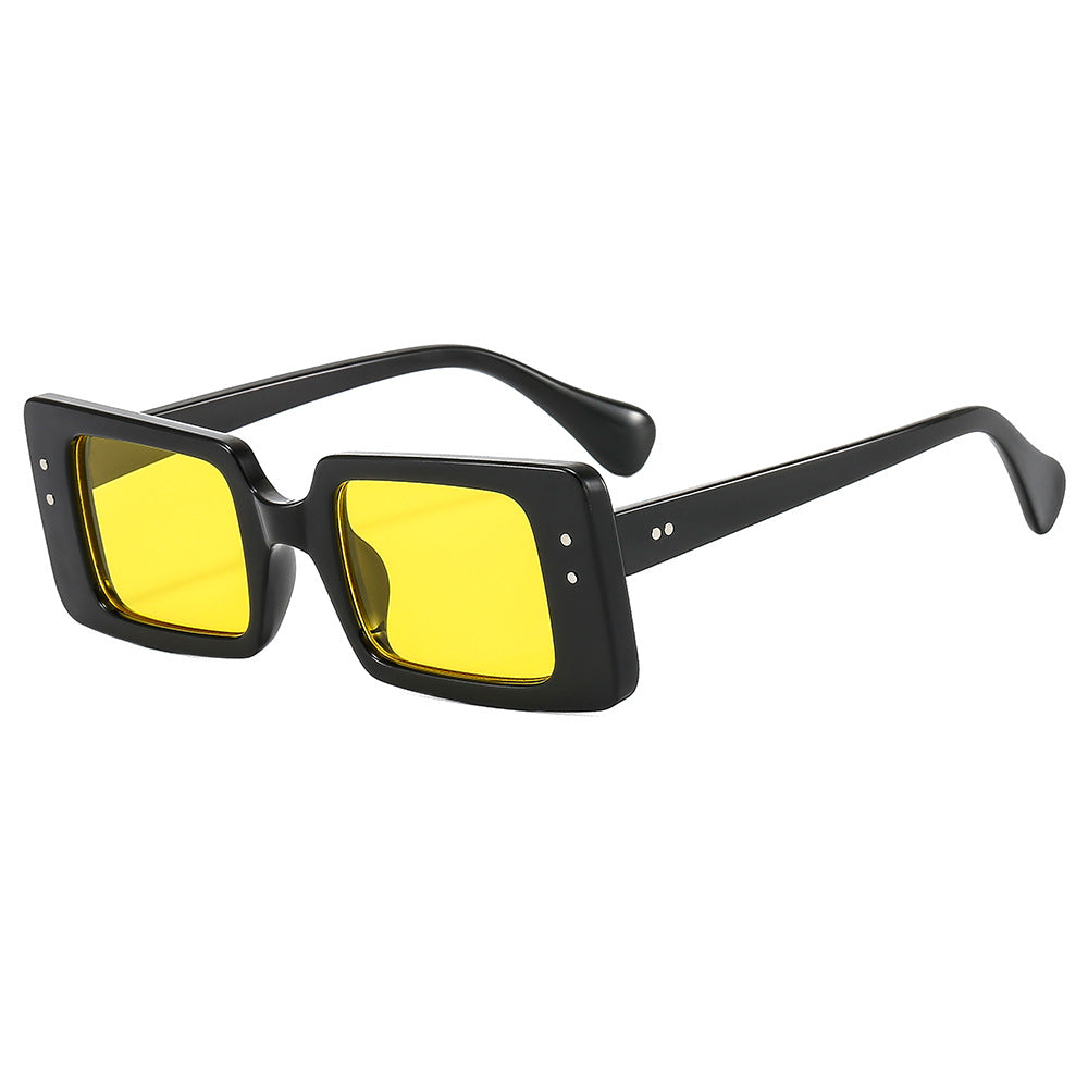 Wholesale Square Wide-brimmed Midi Style PC Women's Sunglasses