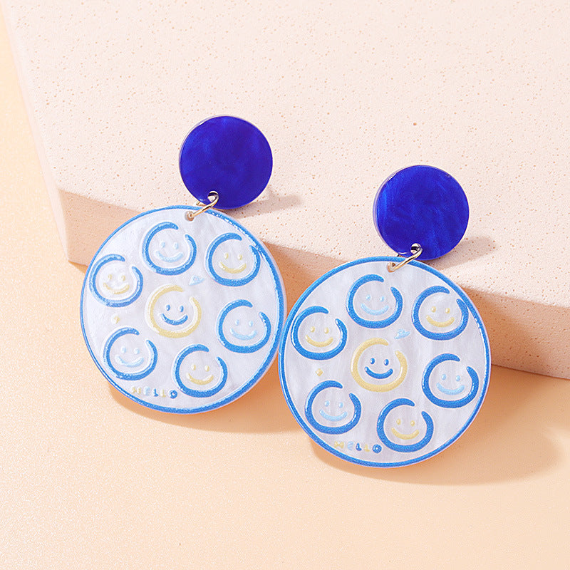 Wholesale Sweet Bow Tie Acrylic Earrings