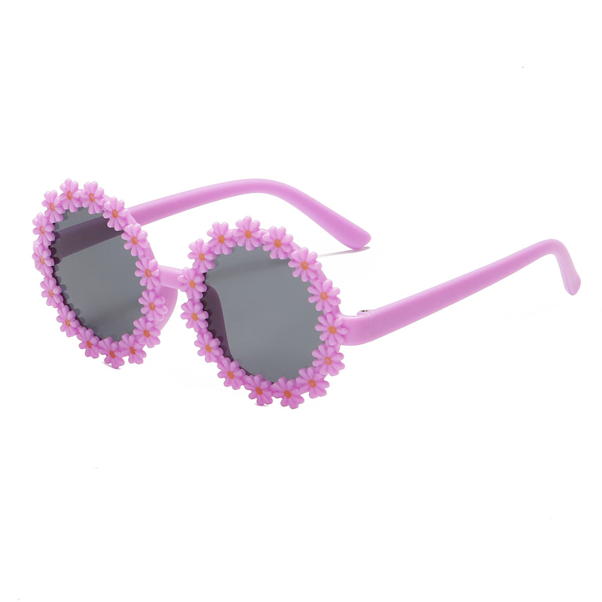 Wholesale Cute Cartoon Flowers PC Kids Sunglasses