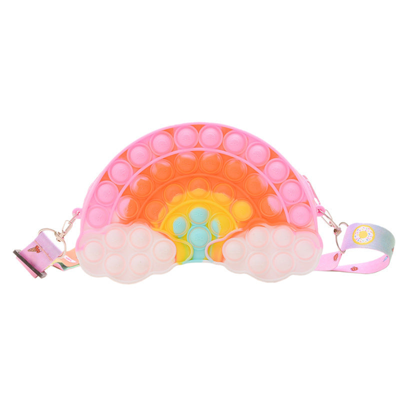 Wholesale Silicone Cloud Kids Shoulder Bag