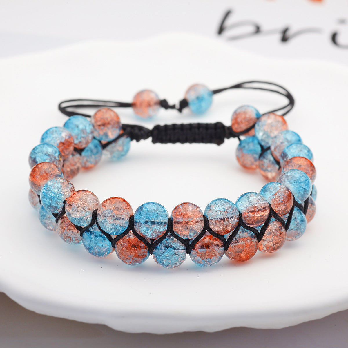 Wholesale 5PCS New Double Layer Natural Stone Bracelet