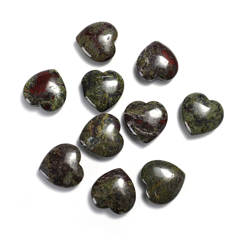 Wholesale 50PCS 15*15*9mm Small Heart Natural Stone Beads