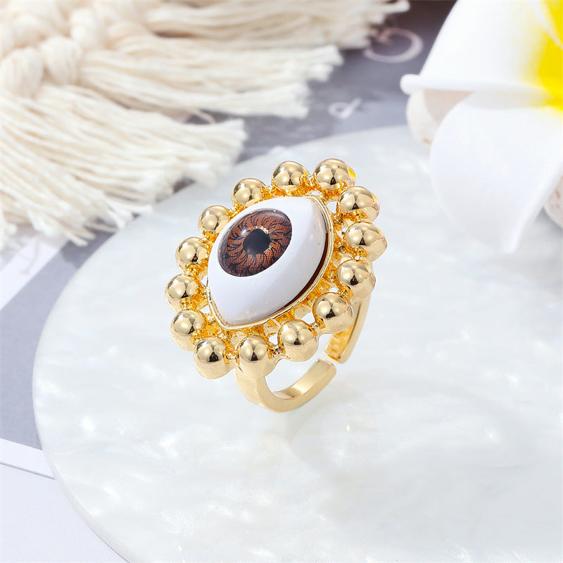 Wholesale Metal Devil Eye Ring