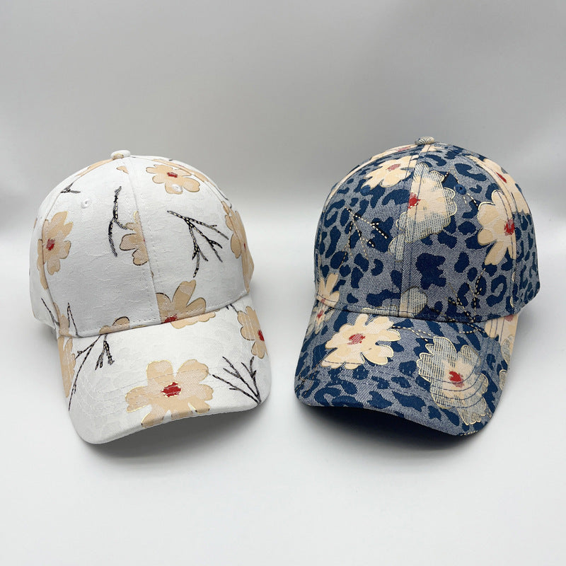 Gorra De Béisbol De Flores De Algodón al por mayor