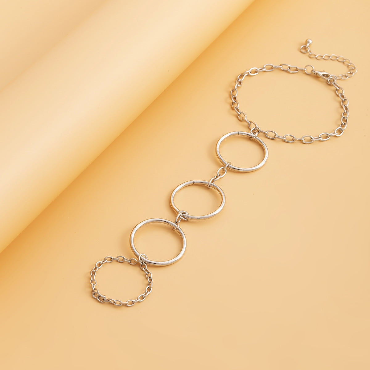 Wholesale Ring Hollow Mittens Iron Bracelet