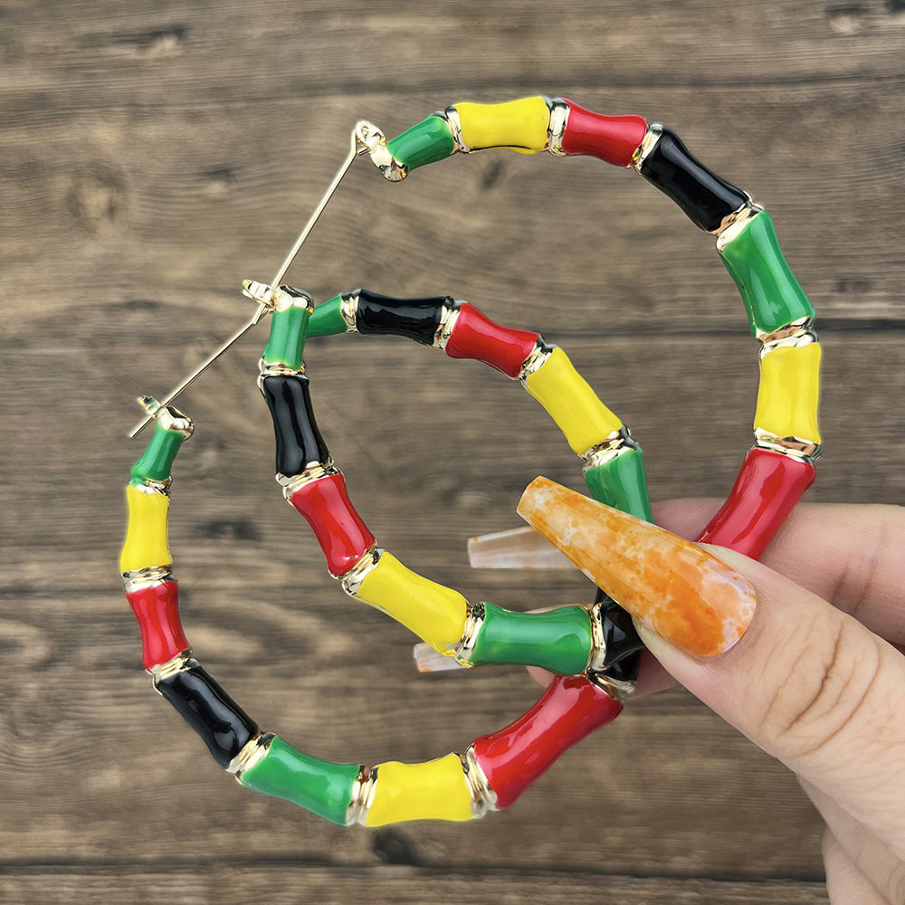 Pendientes al por mayor de aleación de chocolate