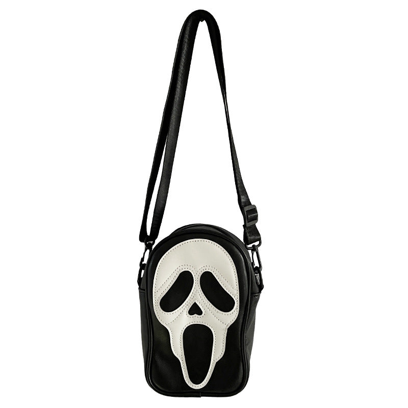 Wholesale PU Ghost Skull Messenger Shoulder Bag
