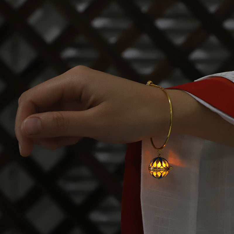 Wholesale Antique Enamel Diffuser Copper Bracelet