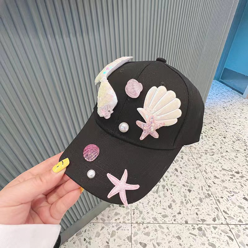 Wholesale Kids Cotton Mermaid Tail Baseball Cap