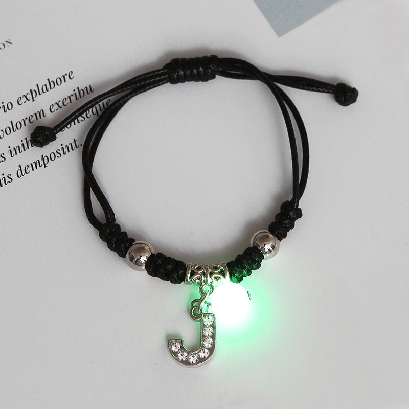 Pulsera Luminosa De Alfabeto Inglés De Aleación al por mayor