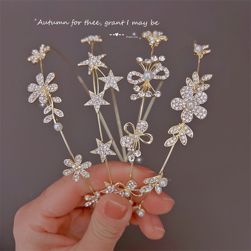 Banda Para El Cabello De Aleación De Diamante Estrella al por mayor