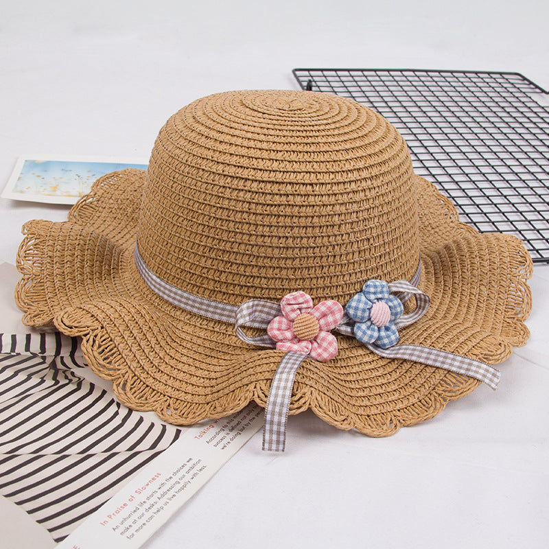 Wholesale Straw Kids Bucket Hat