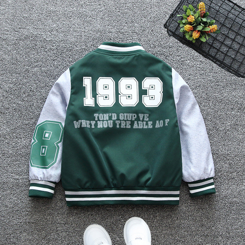 Wholesale Casual Spring and Autumn Jacket Polyester Baby Clothes