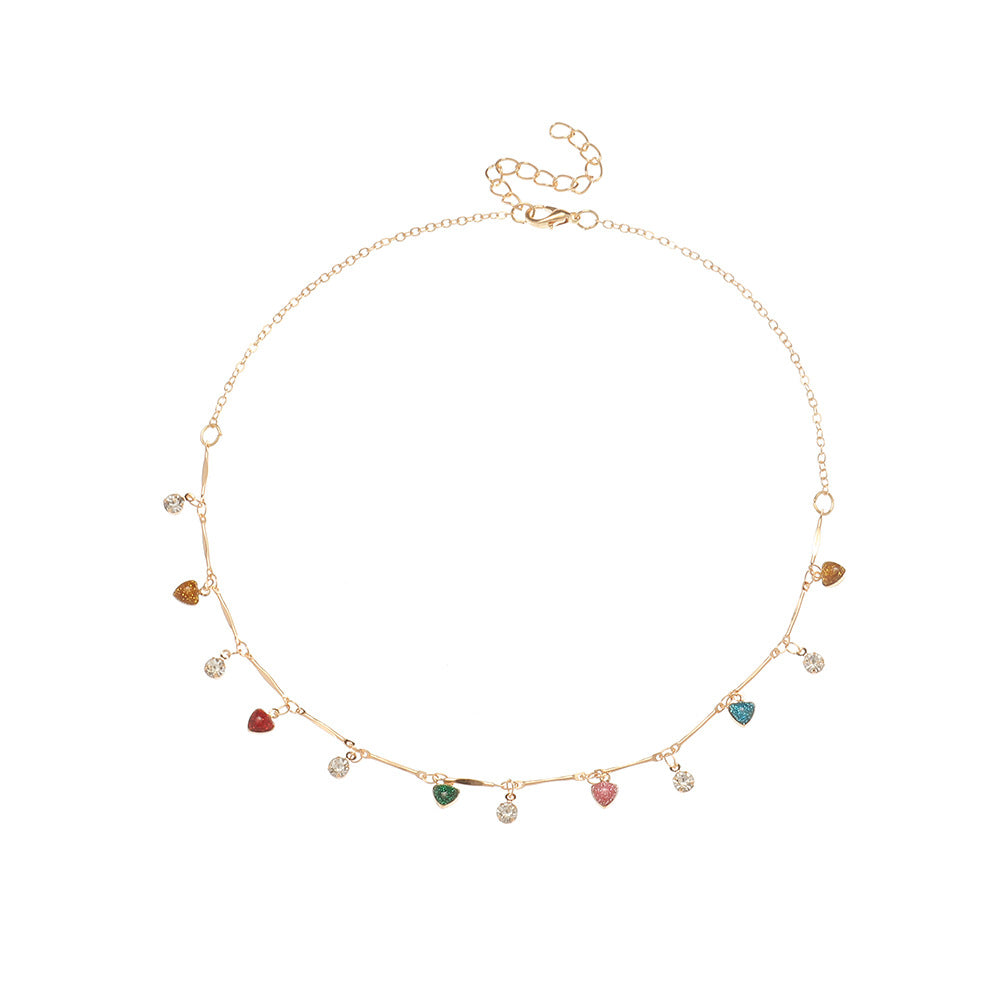 Colgante Colorido Collar De Metal al por mayor