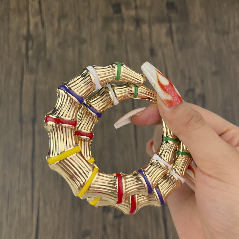 Pendientes al por mayor de aleación de chocolate