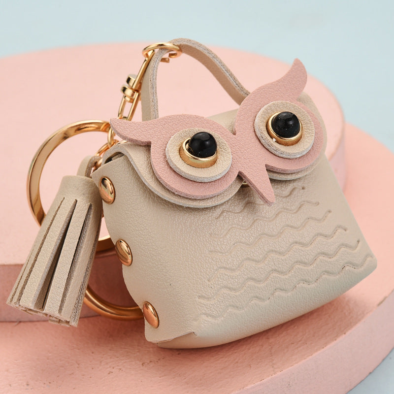 Wholesale Leather Owl Keychains