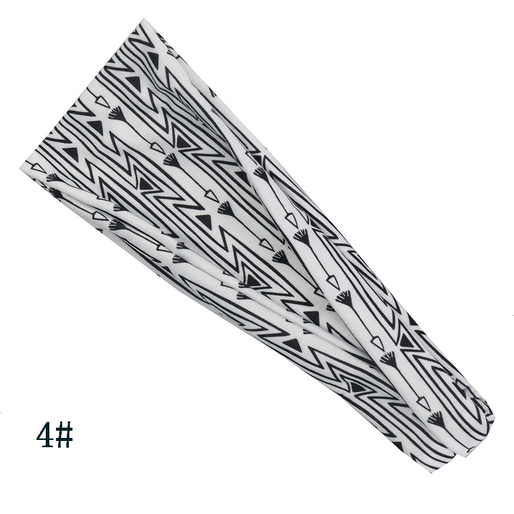 Wholesale Yoga Sweat Absorbing Hair Band Cotton Headband