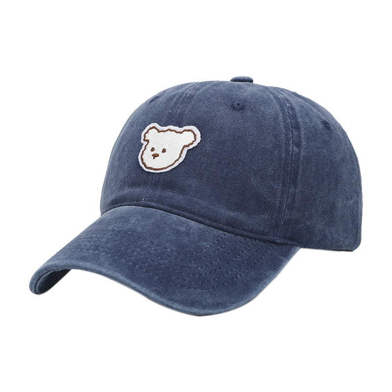 Wholesale Cotton Cute Bear Baseball Cap