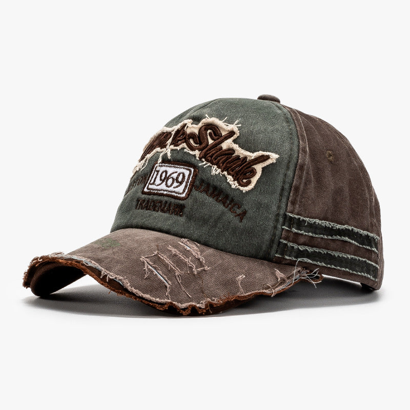 Wholesale Three-dimensional Embroidery Cotton Peaked Cap