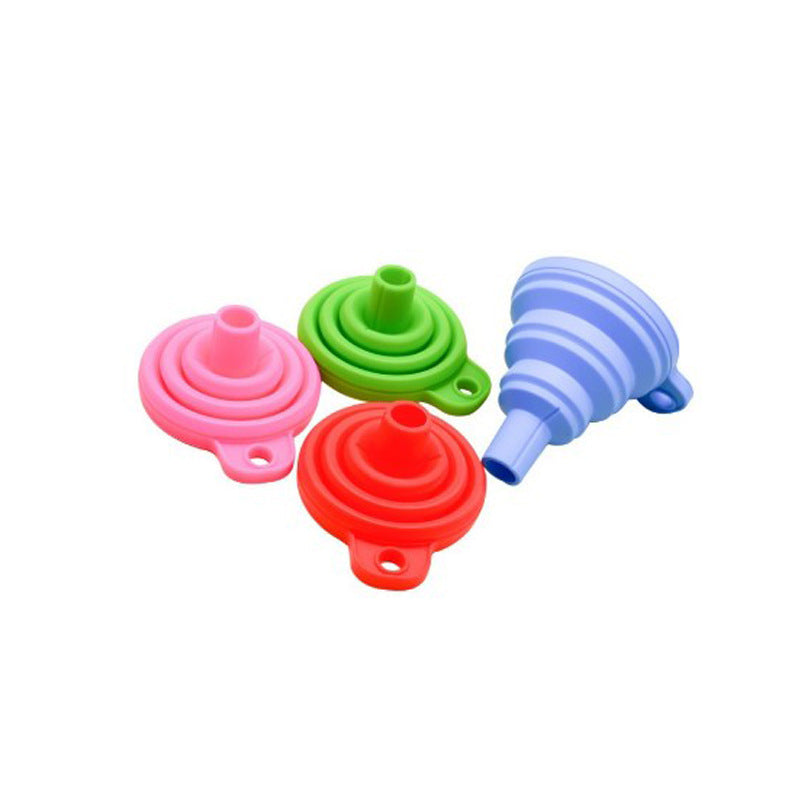 Venta al por mayor Embudo plegable de silicona