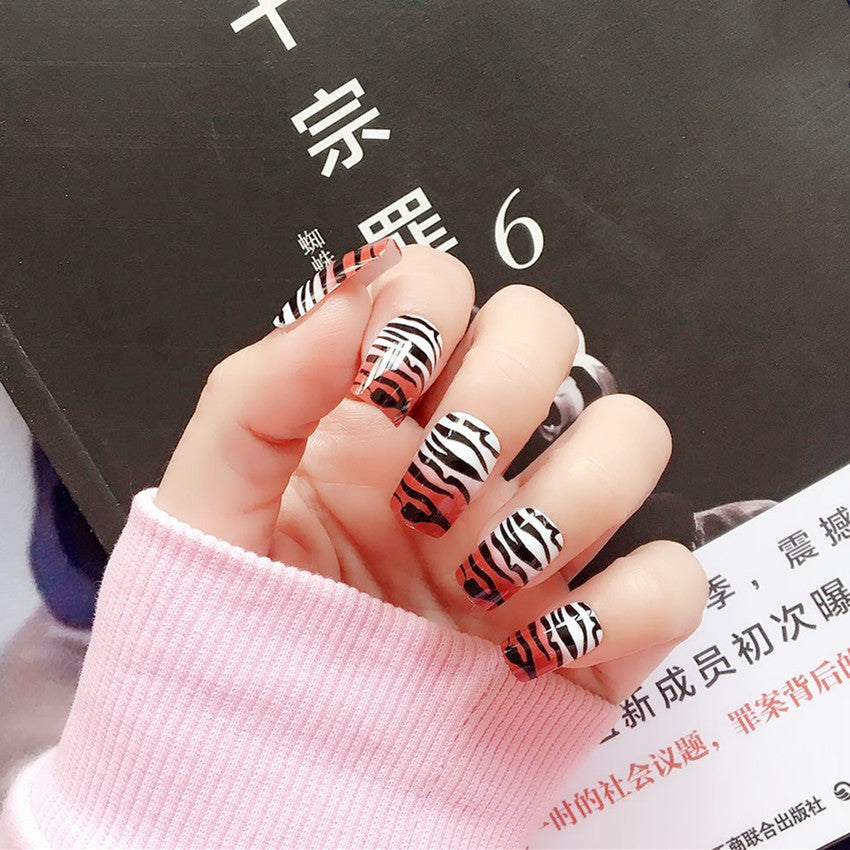 Wholesale Plastic Long Rainbow Bag Nail Art Chips