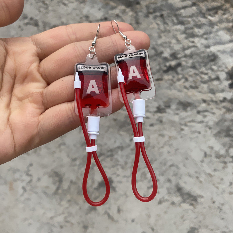 Wholesale Simulation Plasma Resin Earrings