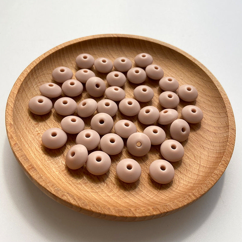 Wholesale 50PCS Small Beads 12MM DIY Abacus Beads Silicone