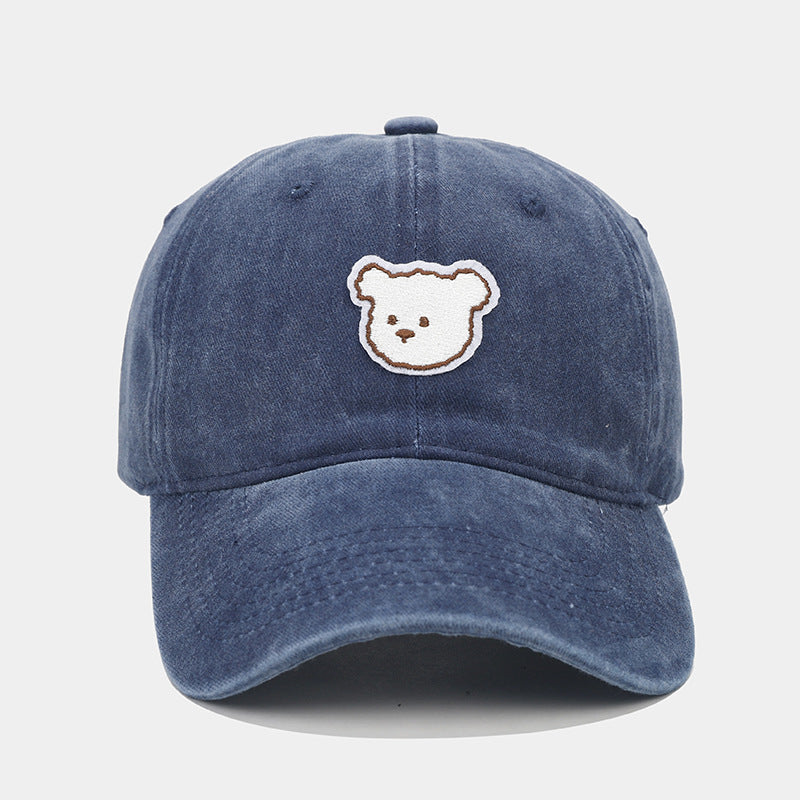 Wholesale Cotton Cute Bear Baseball Cap