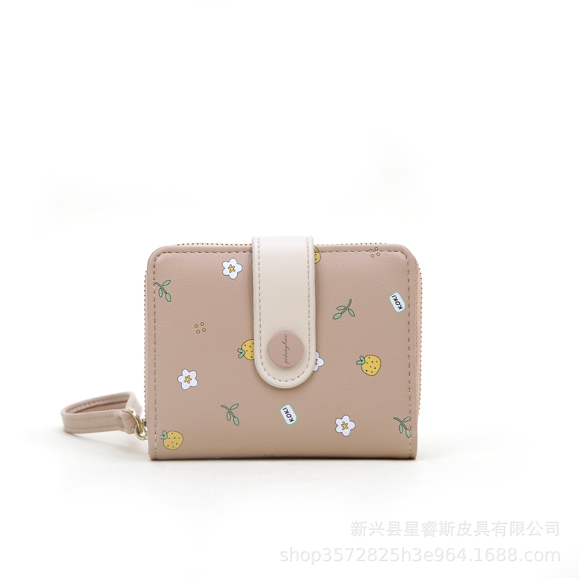 Venta al por mayor Cartera corta de PU para mujer