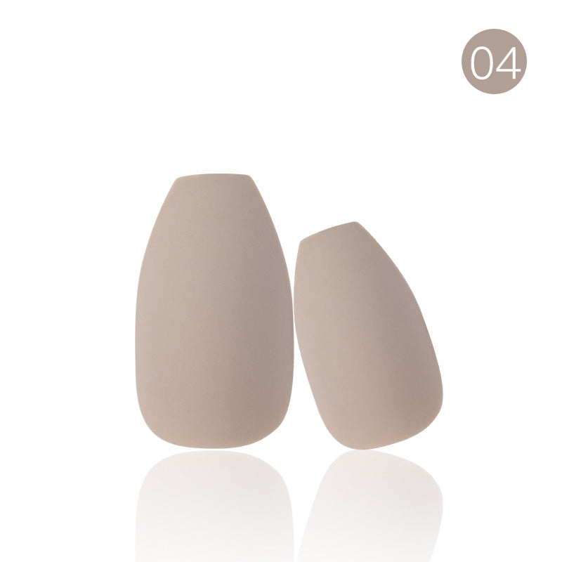 Wholesale Matte Full Sticker Solid Color Plastic Nail Stickers