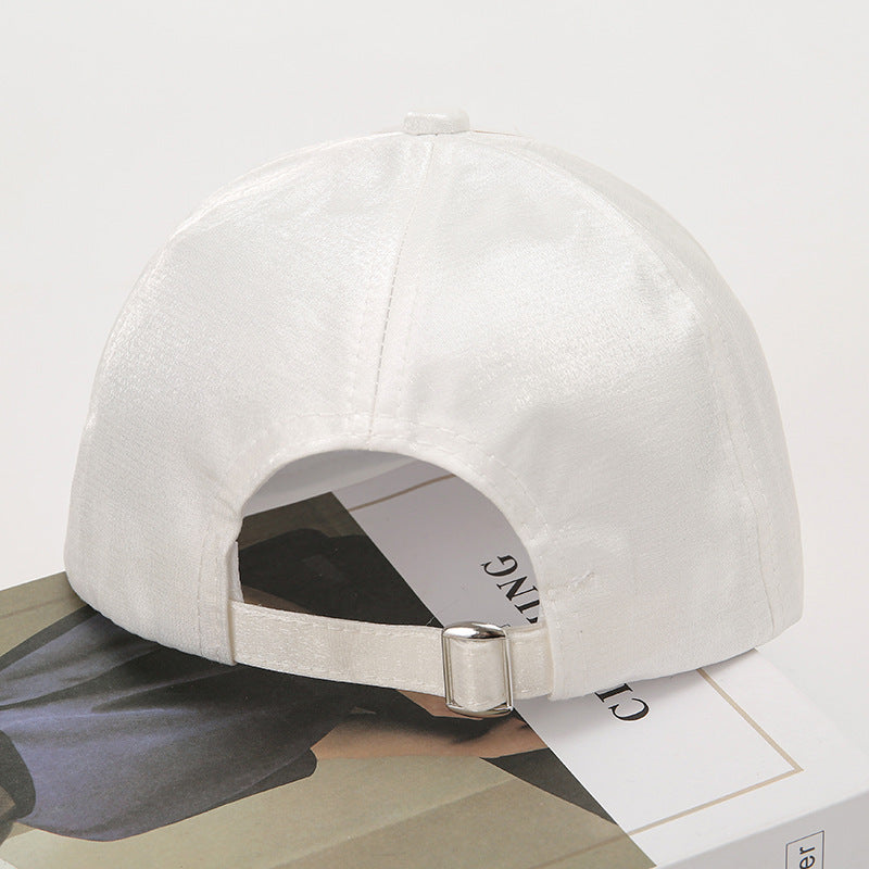 Wholesale Cotton Letter M Metal Label Peaked Cap