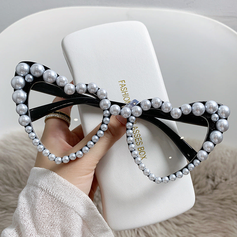 Wholesale Love Pearl with Diamond PC Sunglasses