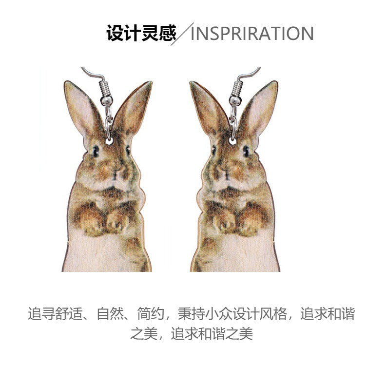 Pendientes De Madera Occidentales Animales al por mayor