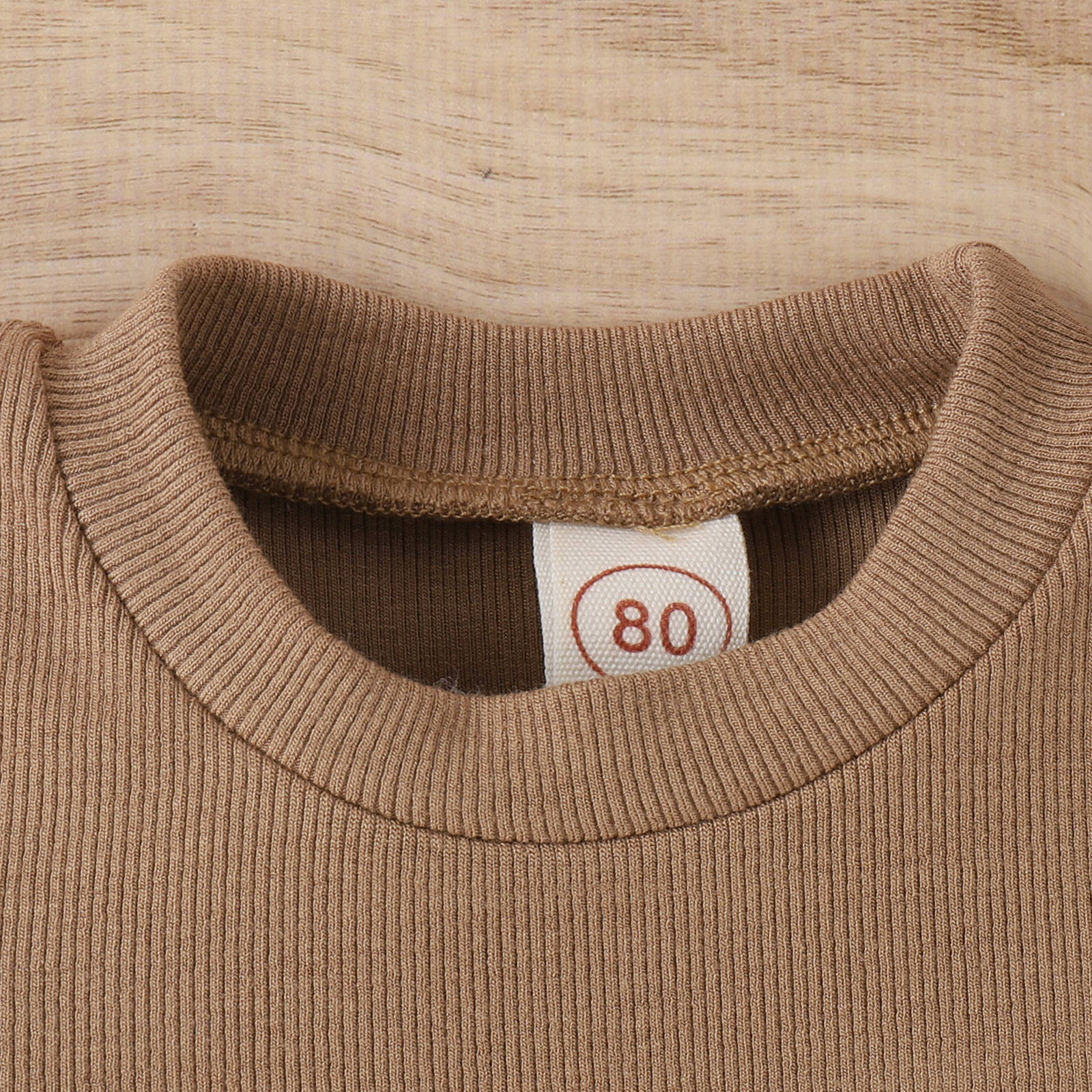 Wholesale Bear Embroidery Short Sleeve Shorts Set Cotton Baby Clothes