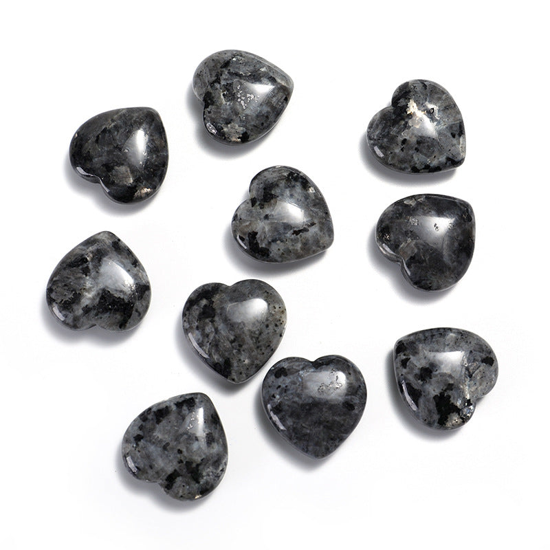 Wholesale 50PCS 15*15*9mm Small Heart Natural Stone Beads