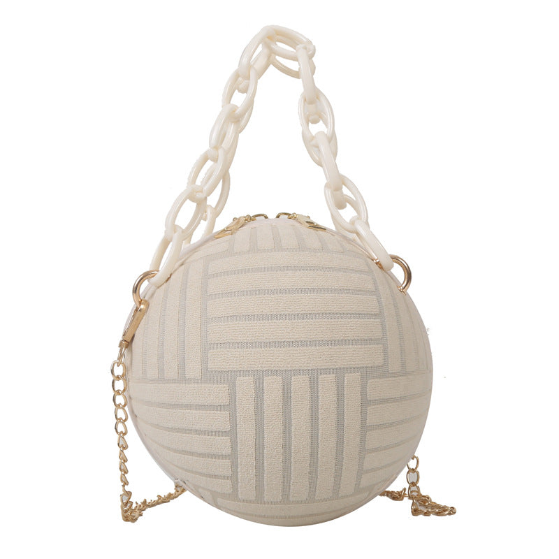 Bolsa de pelota de hombro de la cadena de diamantes de la cadena de la pana al por mayor