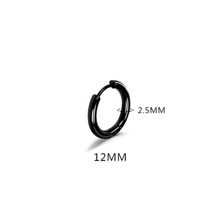 Wholesale Stainless Steel Solid Simple Earrings