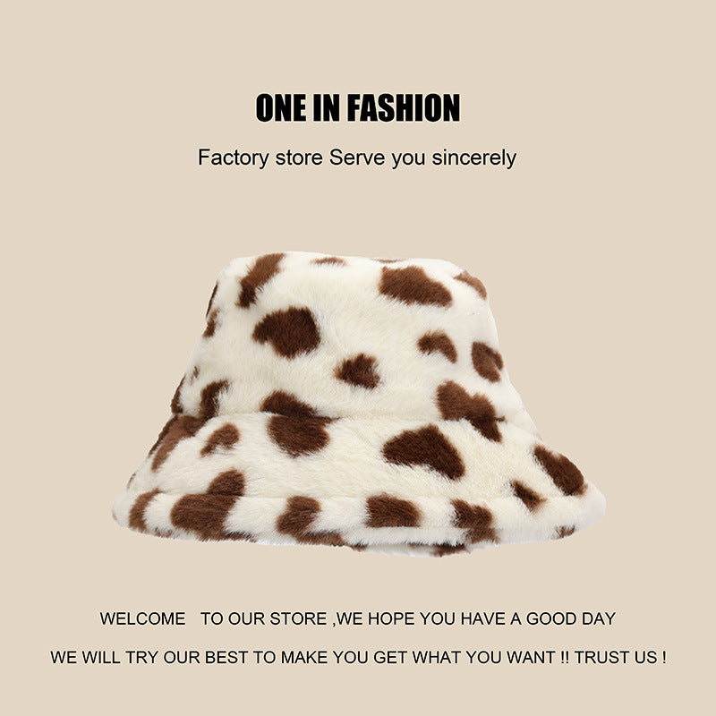 Wholesale Love Plush Bucket Hat
