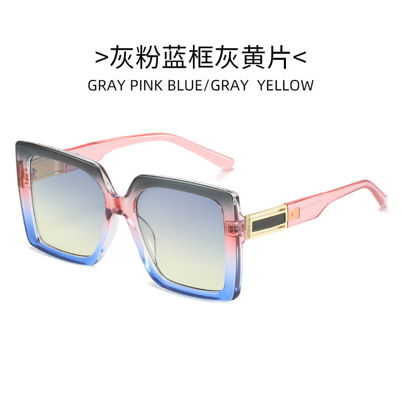 Venta al por mayor Gafas de sol con montura cuadrada grande para PC