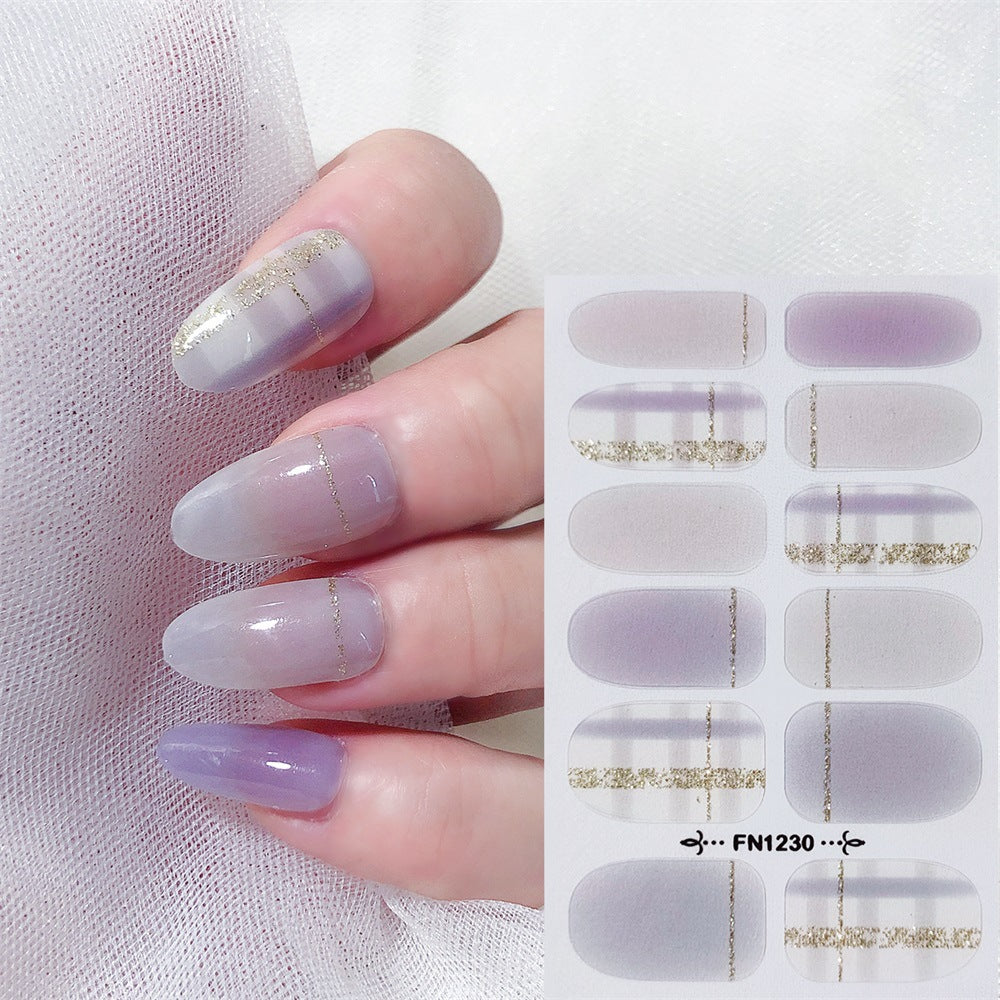 Wholesale Plastic Removable Nail Stickers