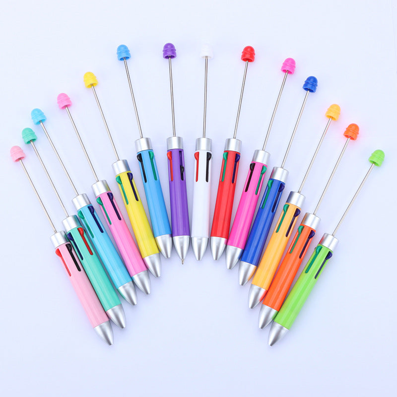 Wholesale Beadable Pens Multicolor Plastic DIY for Beaded Pens