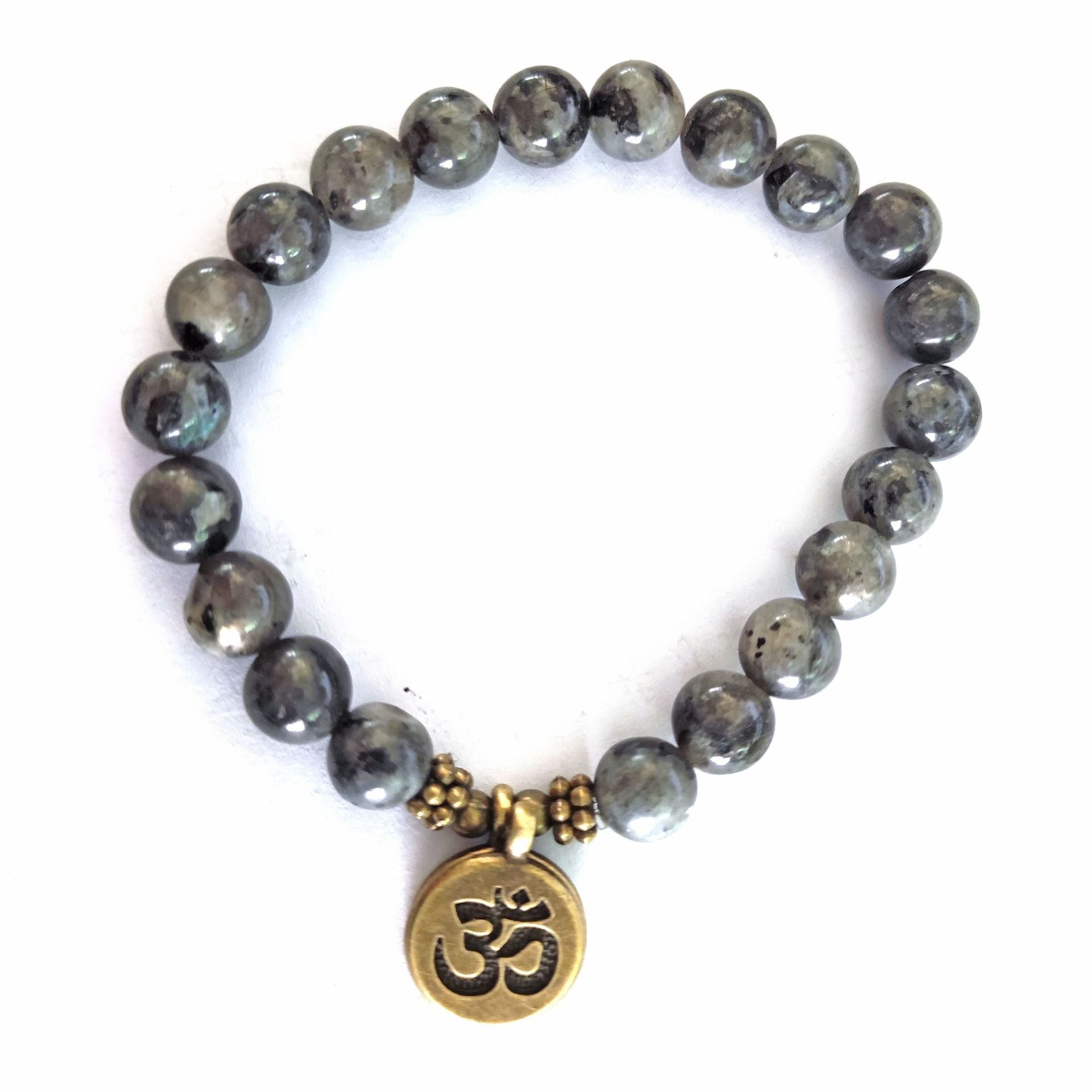 Wholesale Buddha Beads Lotus Yoga Pendant Stone Bracelet