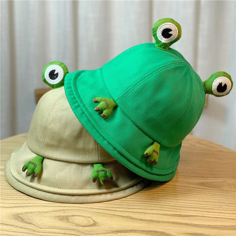 Wholesale Polyester Cute Frog Bucket Hat