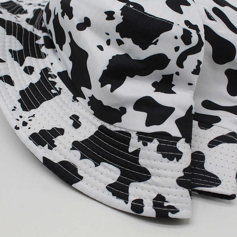 Wholesale Cotton Cow Print Fisherman Hat