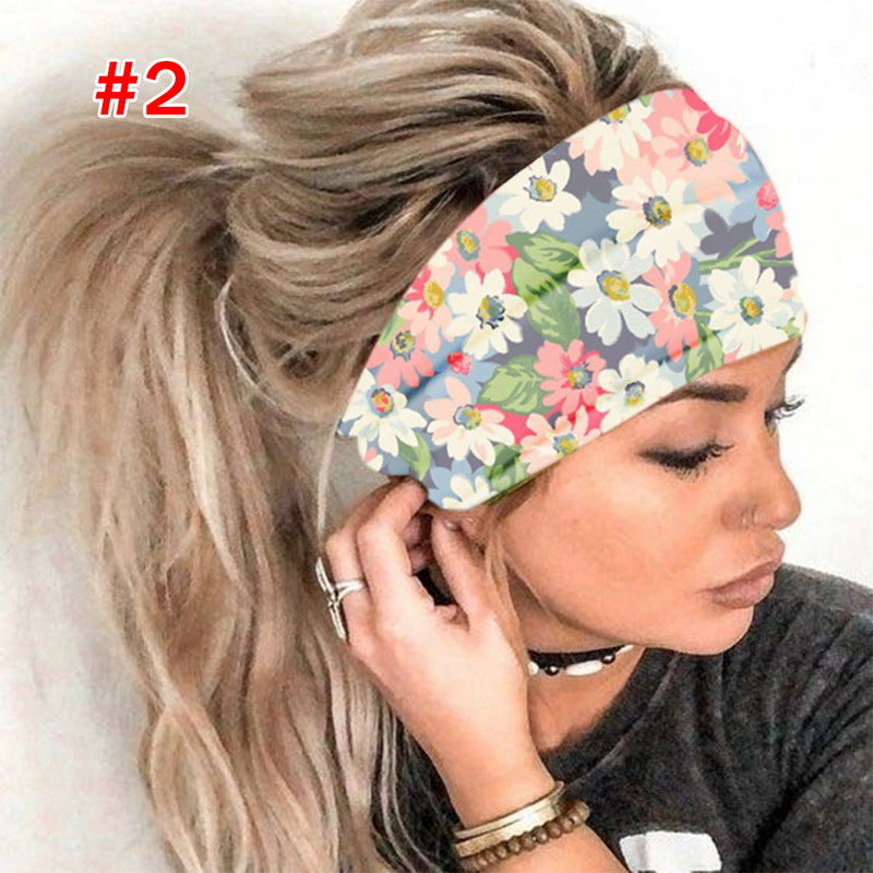Wholesale Chrysanthemum Scarfs Cloth Headband